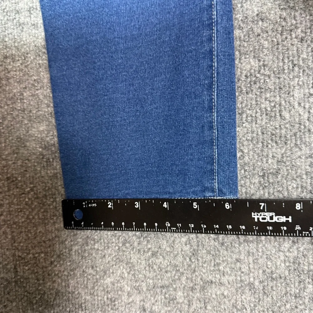 J Jill Pure Jill Indigo Leggings Womens MP Blue Stretch Knit Pull On High Rise